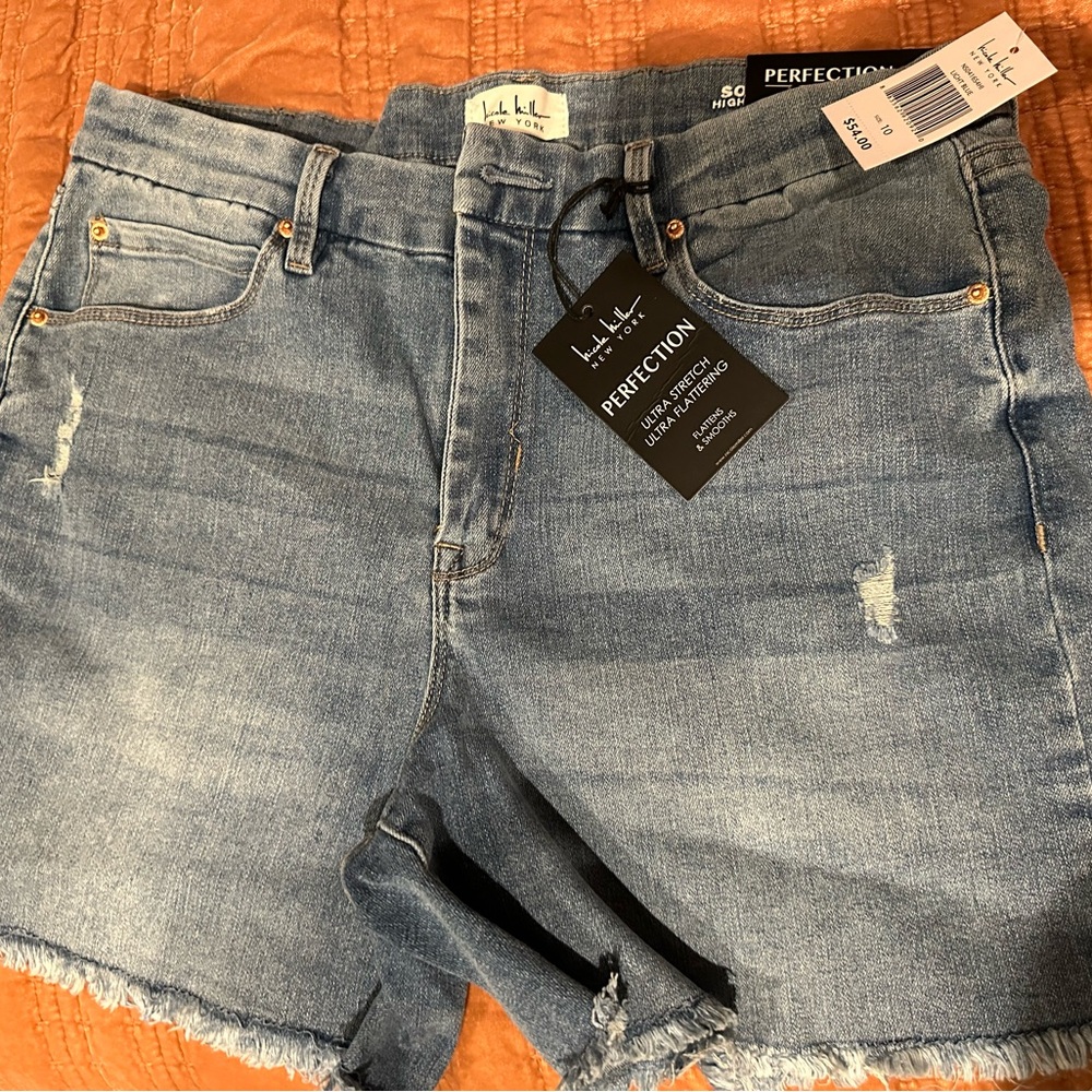 Nicole Miller Blue Jean Shorts